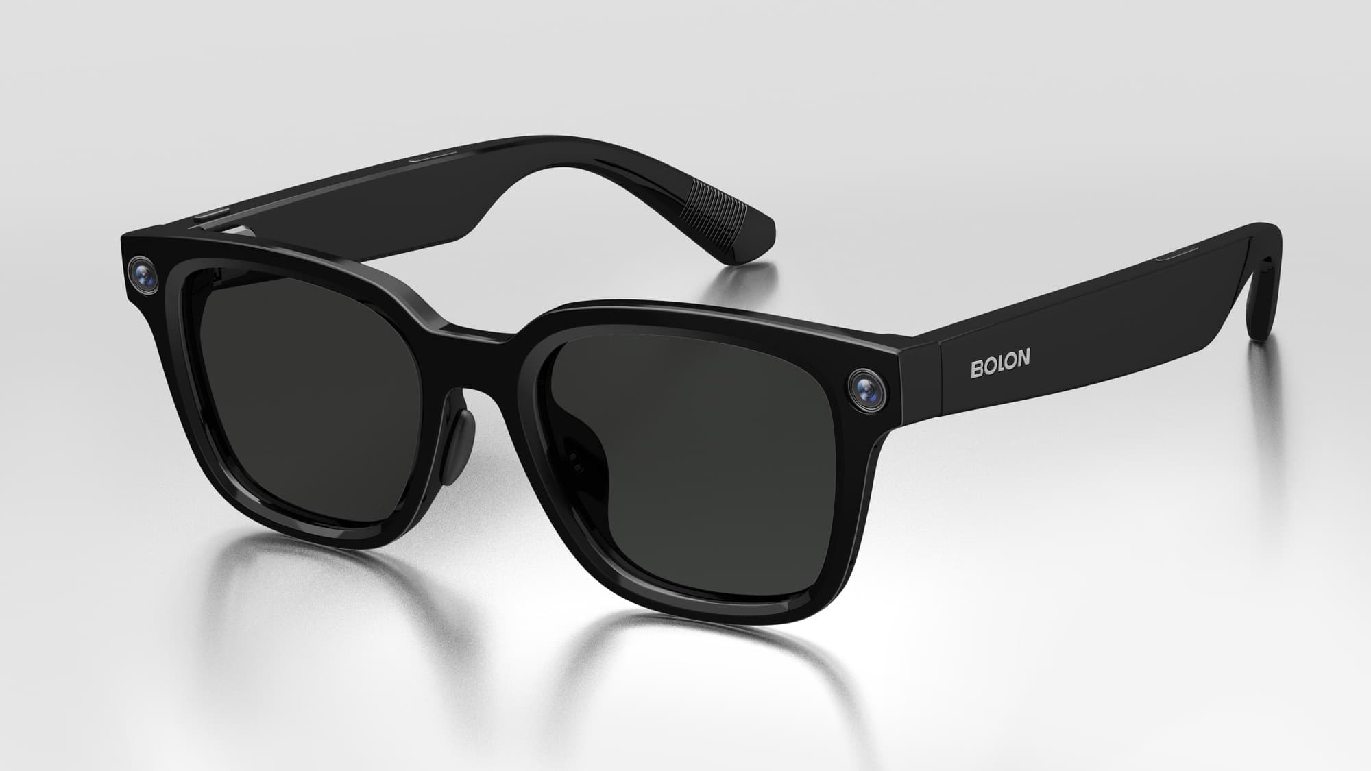 BOLON AI Glasses в чёрном глянцевом корпусе